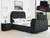Natalia Bed W/Fireplace, TV Lift BK