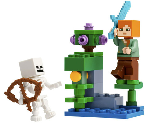 LEGO Minecraft 66805 World Explorer Gift Set – 522-piece 5-in-1 bundle featuring Steve’s Desert Expedition, The Armory, Nether Lava Battle, Illager Desert Patrol, Lush Cave Fight, and 15 character figures