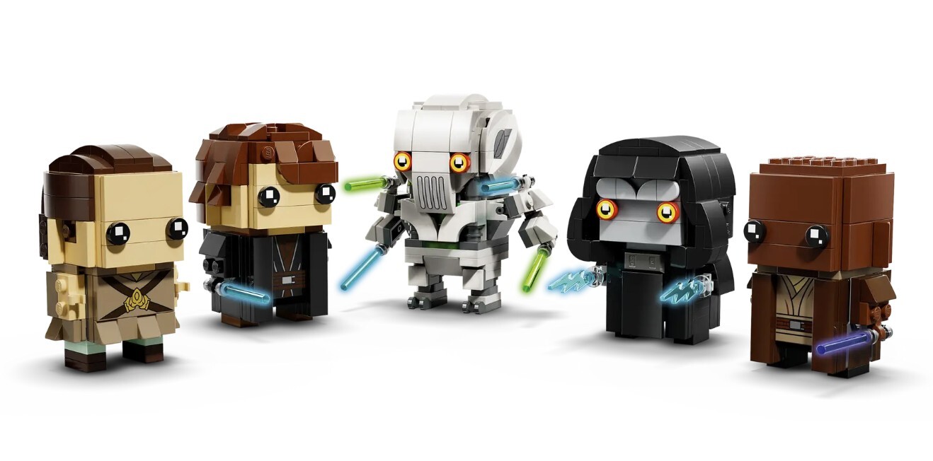 LEGO BrickHeadz General Grievous with four lightsabers and split arms from set 40796