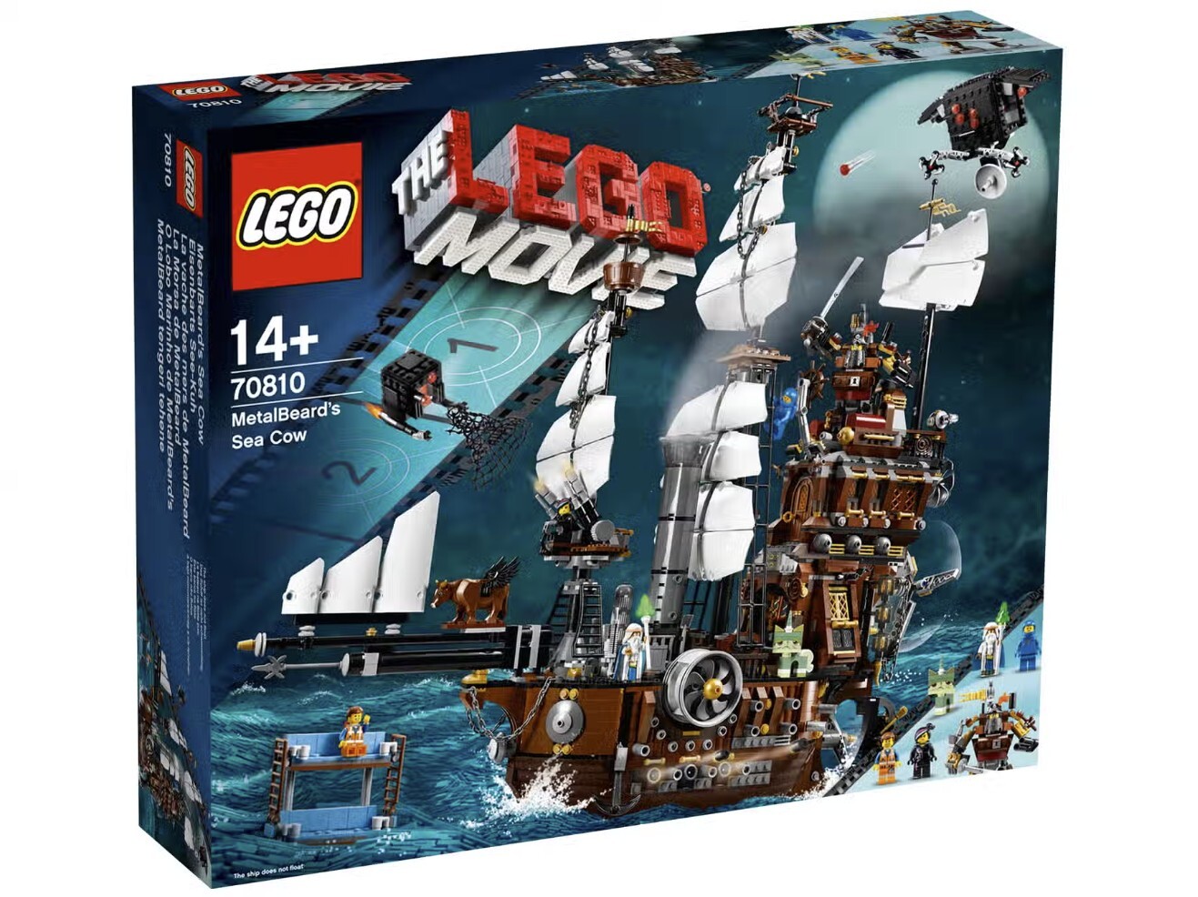LEGO Movie MetalBeard’s Sea Cow 70810 retired set with minifigures