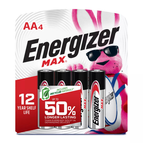 Energizer MAX AA Batteries [4 ct]