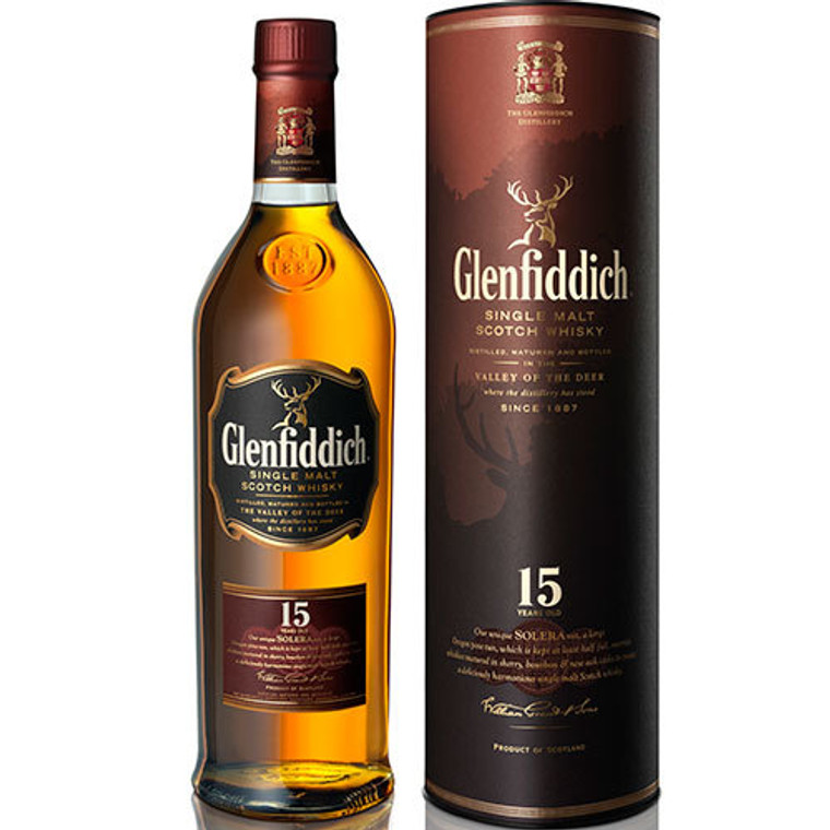 Glenfiddich Single Malt Scotch Whisky 15yr 750ml