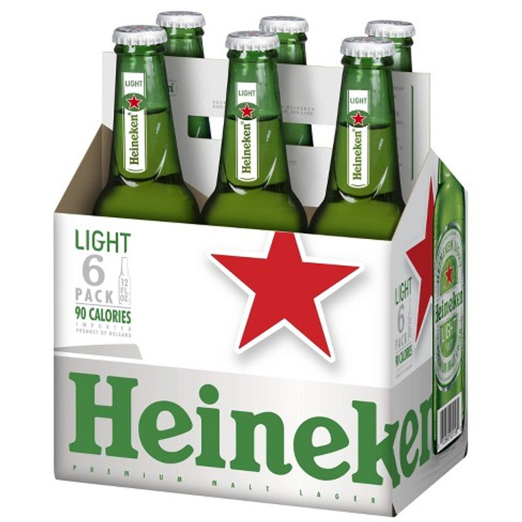 Heineken Light 6 Pack Bottles | Oligarc Wine & Spirits Liquor