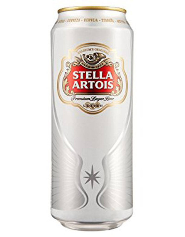 Stella Artois Lager Beer, 19.2 fl. oz. Can | Oligarc Wine & Spirits Liquor