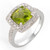Size 6 1/2; Peridot center stone 1.77 cts; Diamonds 0.33 cts - details below