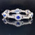 7 1/4 inches in length; Sapphires 6.12 cts; Diamonds 5.51 cts - details below