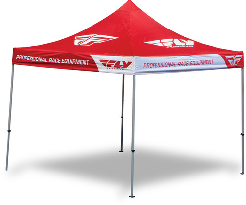 CANOPY W/HEAVY DUTY FRAME RED 10'X20'