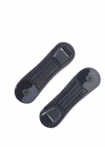 SG10 BOOT FRONT STRAPS BLACK 2/PK