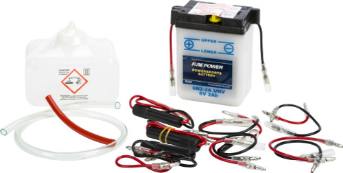 BATTERY W/ACID 6N2-2A UNV 6V