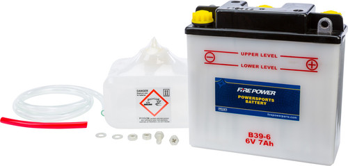 BATTERY W/ACID B39-6 6V