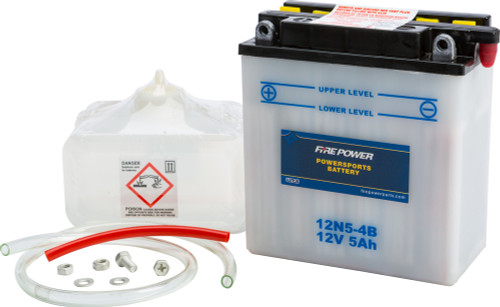 BATTERY W/ACID 12N5-4B 12V