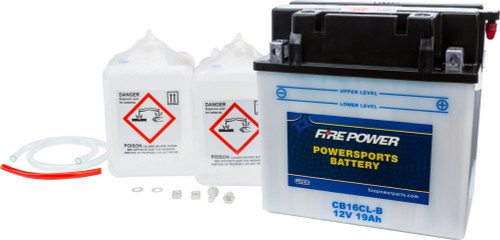 BATTERY W/ACID CB16CL-B 12V HEAVY DUTY