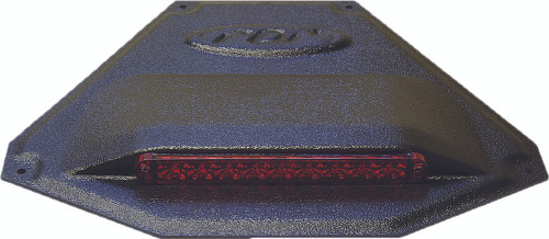 LED TAILLIGHT W/HOUSING UNIVERSAL BLACK/RED