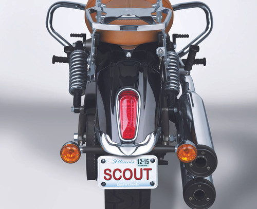 REAR FENDER REAR TIP CHROME INDIAN