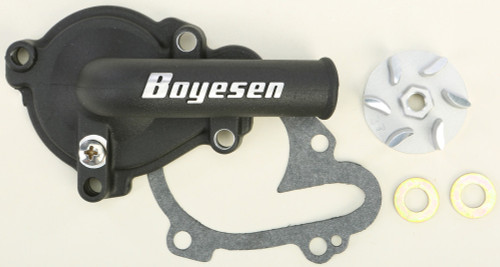 WATERPUMP COVER & IMPELLER KIT BLACK
