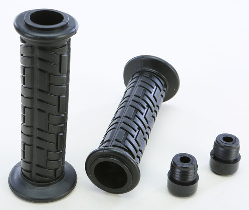 SUPERBIKE GRIPS 7/8" X 130MM W/END PLUGS