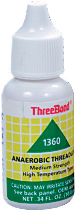 MEDIUM STRENGTH HI-TEMPERATURE THREAD LOCK 10ML