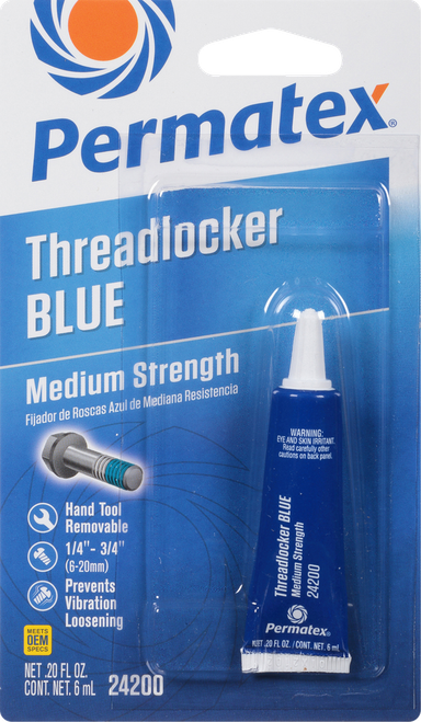 MEDIUM STRENGTH THREADLOCKER BLUE 6 ML