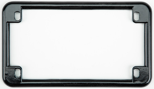 LICENSE PLATE FRAME BLACK