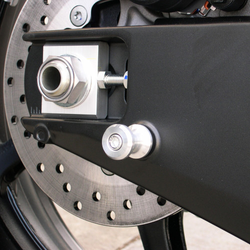 SWINGARM SPOOLS 6MM SILVER