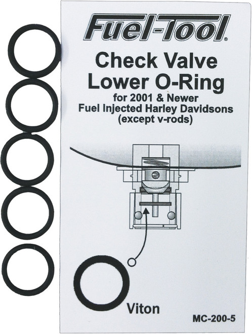 CHECK VALVE LOWER O-RINGS 5/PK