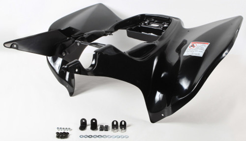REAR FNDR BLACK TRX450R '04-05