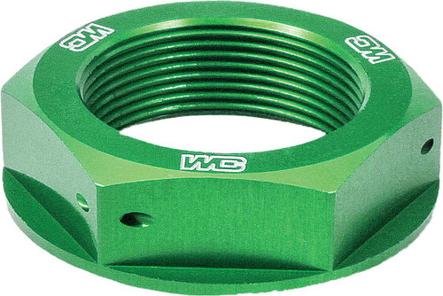 STEERING STEM NUT (GREEN)