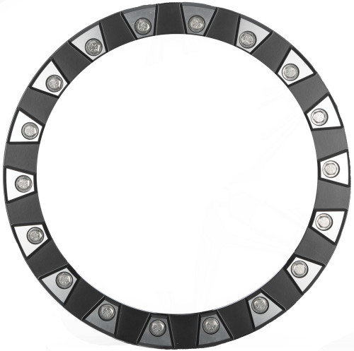 Split 6 Replacement Bdlk Ring 14" Black/machined