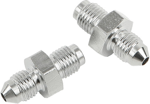 JIC TO -3 TUBE ADAPTER PAIR 3/8-24 MALE CHROME 3/8"