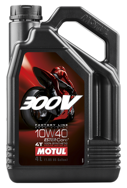 300V COMPETITION SYNTHETIC OIL 4T 10W40 4-1L