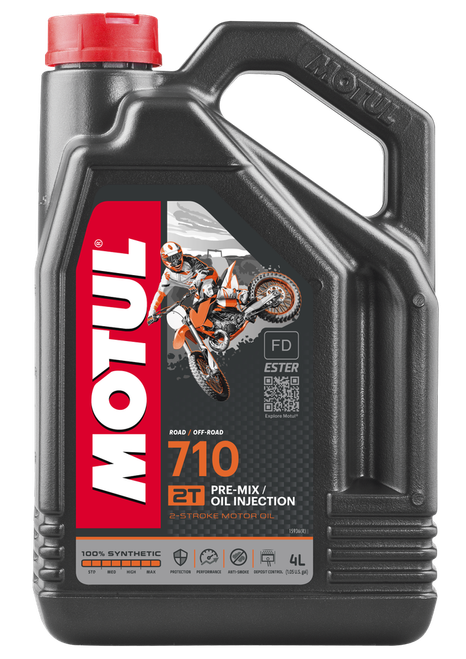 710 RACING PREMIX OIL 2T 4-1 1L