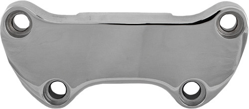 H-BAR CLAMP SMOOTH W/ SKIRT CHROME