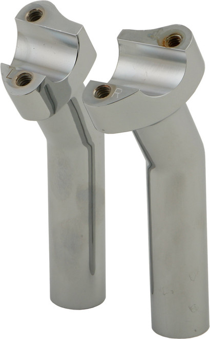 H-BAR RISERS 5.5" PULLBACK CHROME