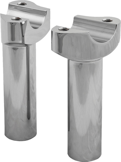 H-BAR RISERS 4.5" STRAIGHT CHROME