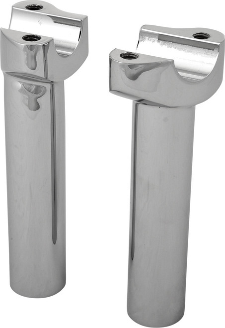 H-BAR RISERS 5.5" STRAIGHT CHROME