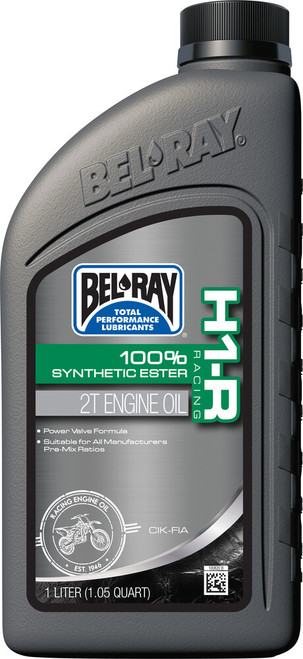 H1-R SYN ESTER ENGINE OIL 2T 1L (12/CASE  SOLD EA)