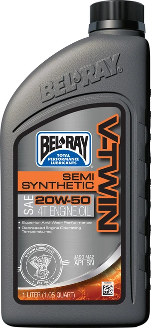 V-TWIN SEMI-SYN OIL 20W50 1L (12/CASE  SOLD EA)