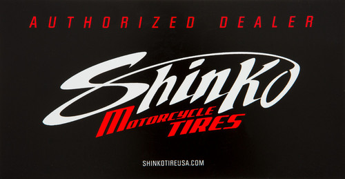 SHINKO AUTHORIZED DEALER WINDOW DECAL4.25" X 8.125"