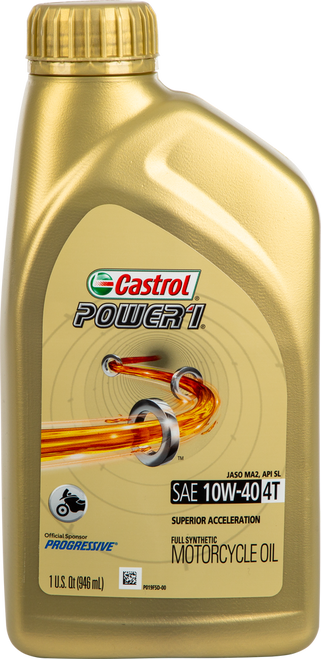 POWER 1 SYNTHETIC OIL 4T 10W40 1QT