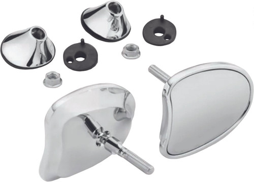 TAPERED FAIRING MIRRORS CHROME