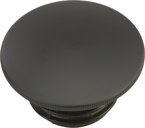 GAS CAP SCREW-IN SMOOTH VENTED MATTE BLACK `96-25