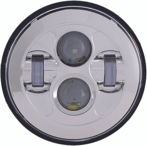 HIGH DEFINITION 7" LED HEADLIGHT CHROME