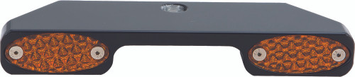 TURN SIGNAL BAR W/AMBER LED NARROW GLIDE BLK