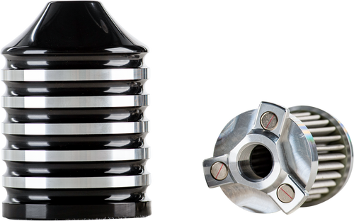 BILLET REUSABLE OIL FILTER BLACK
