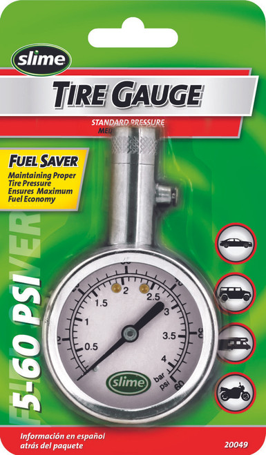 5-60 PSI DIAL GAUGE W/BLEED VALVE CHROME