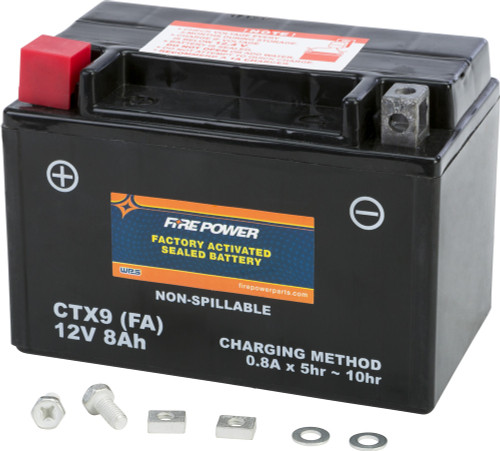 BATTERY CTX9 SEALED FACTORY ACTIVATED