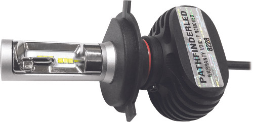 RUGGED FANLESS LED H4 BULB 4000LM