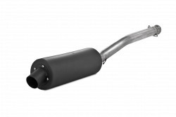 SINGLE SLIP-ON SYSTEM W/ 4.25" SPORT MUFFLER BLK