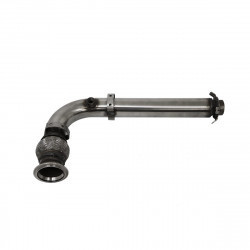 SINGLE SLIP-ON RACE PIPE CHROME