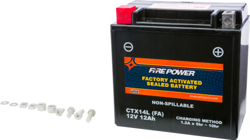 BATTERY CTX14L SEALED FACTORY ACTIVATED